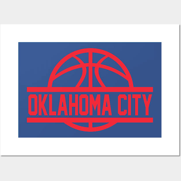 Oklahoma City basketball Wall Art by CasualGraphic